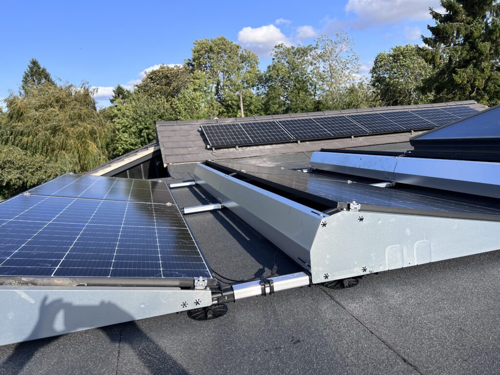 Flat roof Solar installation Bedfordshire