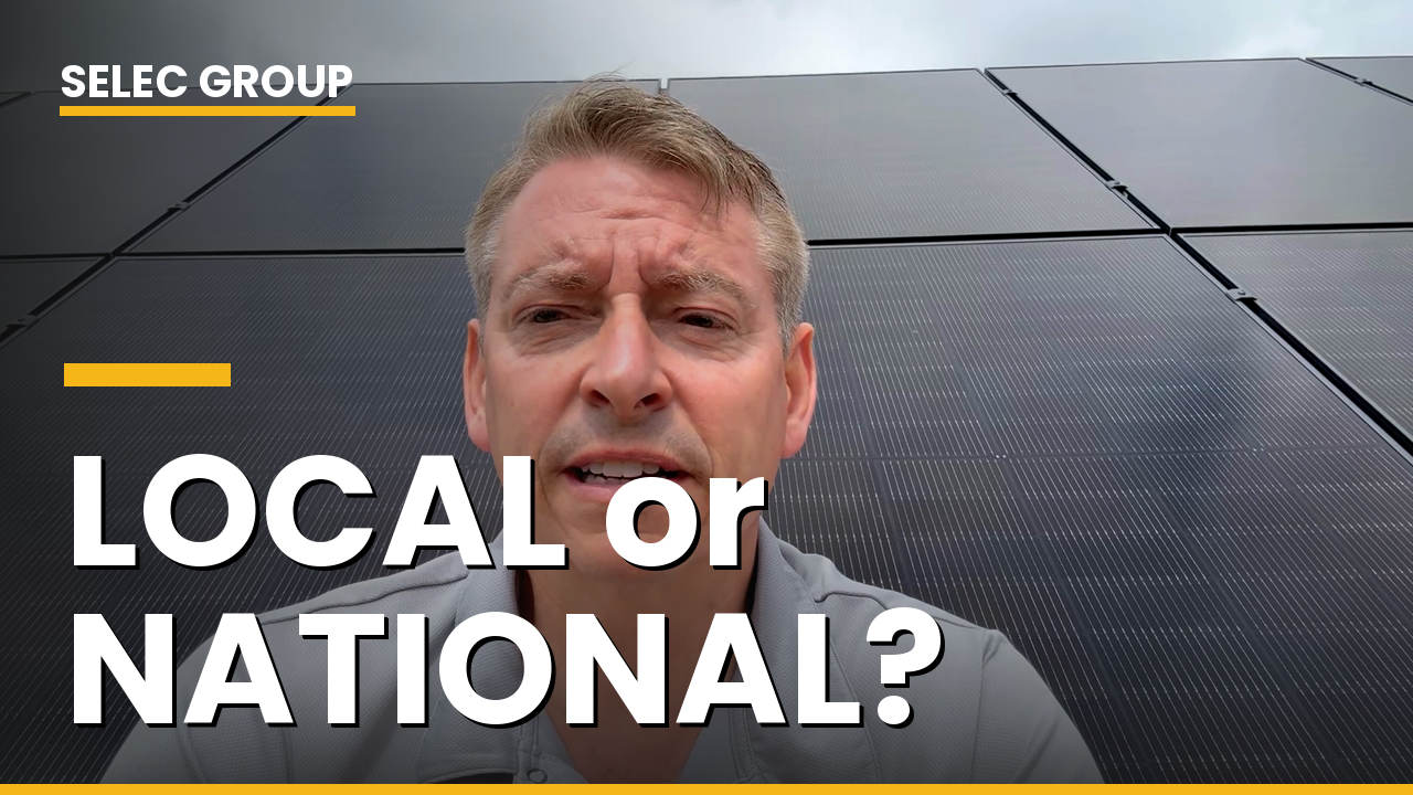 Big national firm or small local solar installer?